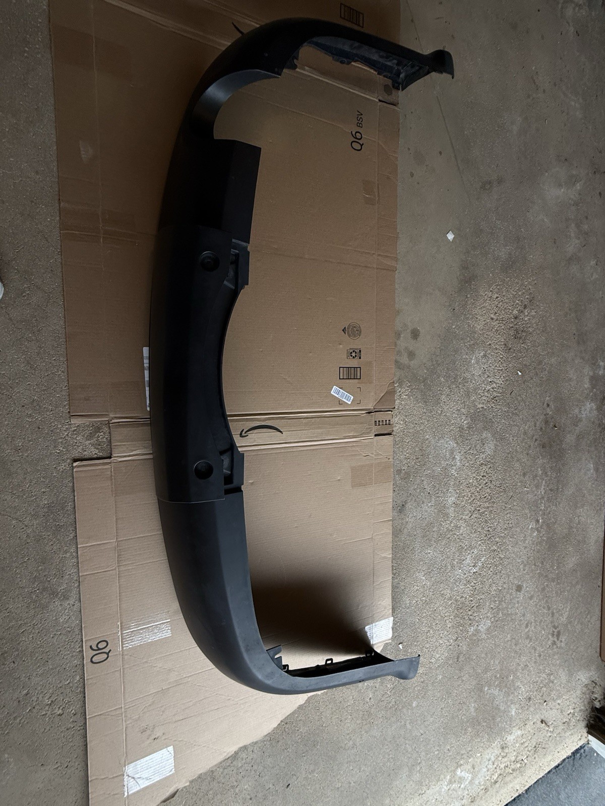 Sherman Rear Bumper Valance Panel Single Exhaust For 2014-2024 Dodge Durango