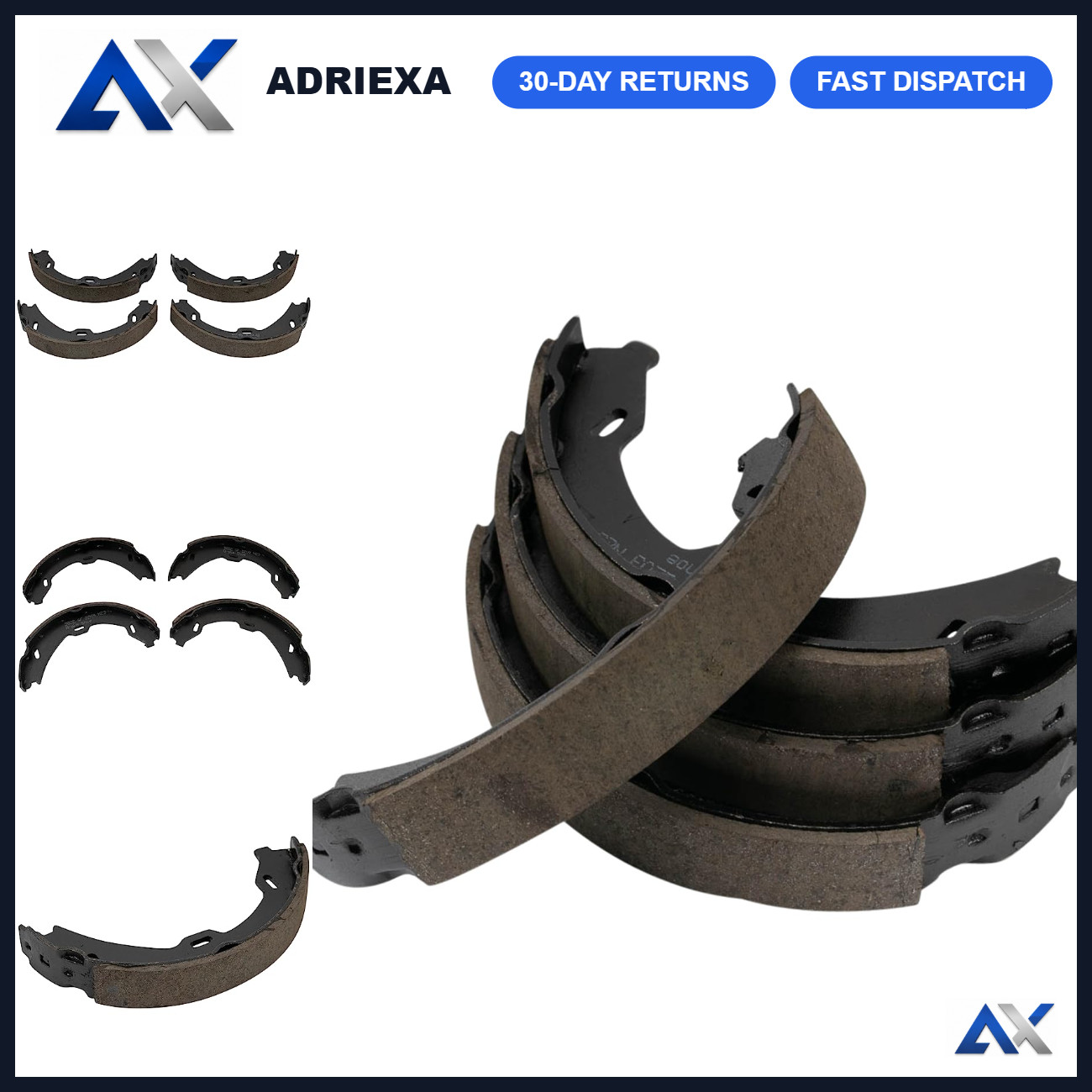Rear Parking Brake Shoe Set - High Performance, Easy Install, Durable Design