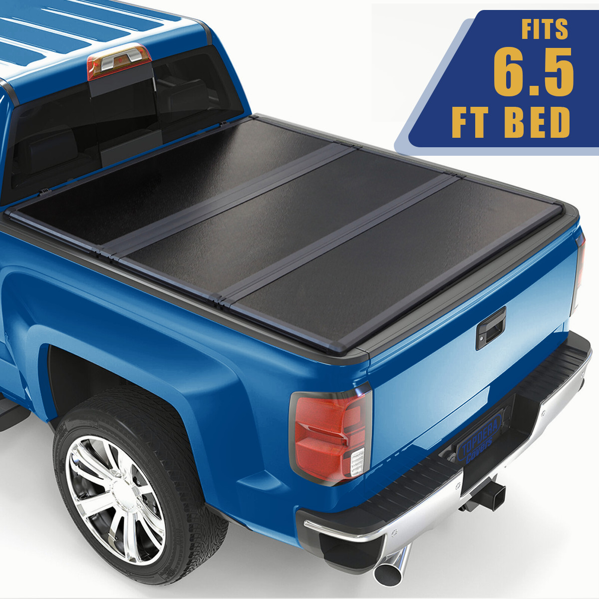 Fiberglass 6.5FT Hard Tri-Fold Tonneau Cover for 99-06,07 Classic Silverado 1500