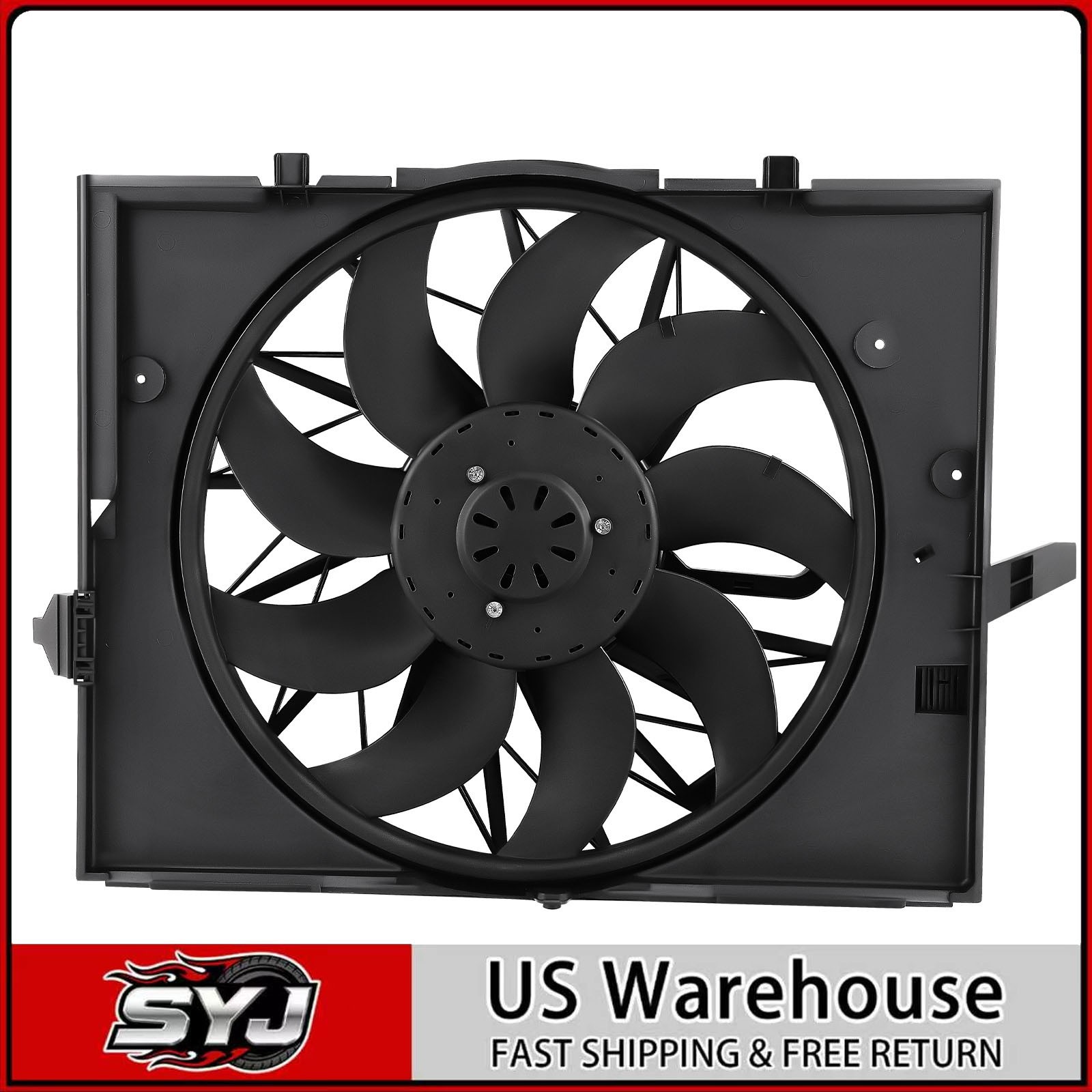 1XCooling Fan For BMW E60 E63 E64 E65 E66 525i 525xi 528i 528xi 645Ci 750i 750Li 1XCooling Fan For BMW E60 E63 E64 E65 E66 525i 525xi 528i 528xi 645Ci 750i 750Li