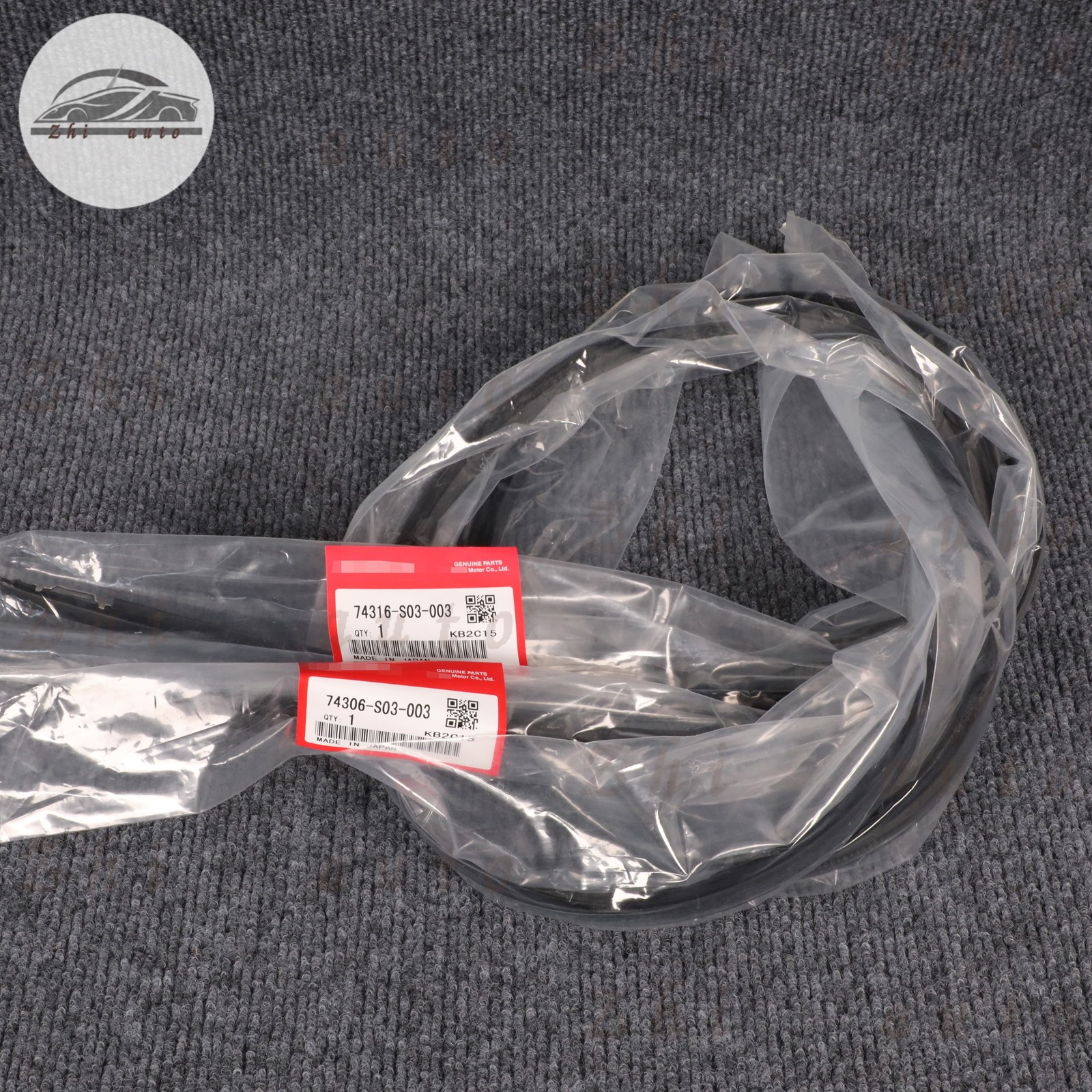 OEM Left & Right Roof Drip Molding Weatherstrip Kit For 96-2000 Honda Civic US