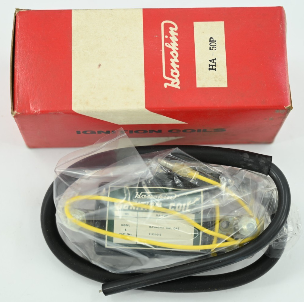 NOS Suzuki  OEM Hanshin HA-50P Ignition Coil for GA1 GA2 21121-012
