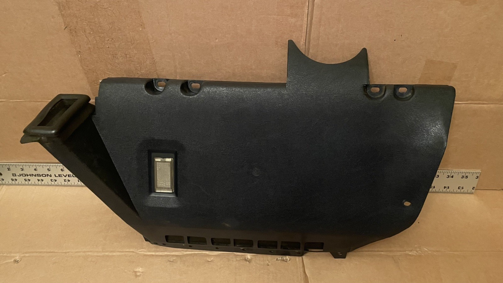 81- 85 Mercedes 380SL R107 Driver Bolster Knee Panel Blue Lower Dash OE