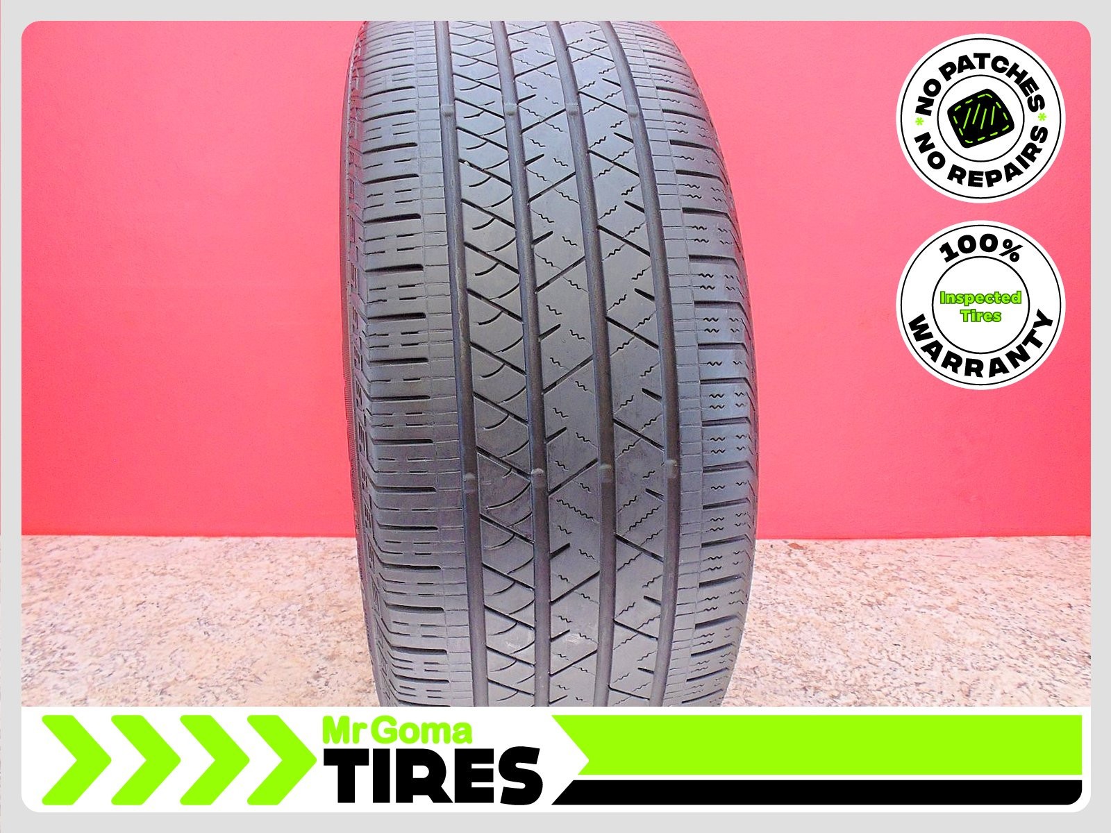 1 Continental Crosscontact LX Sport XL 255/45R20 Used Tire 7.5/32 Tread 2554520
