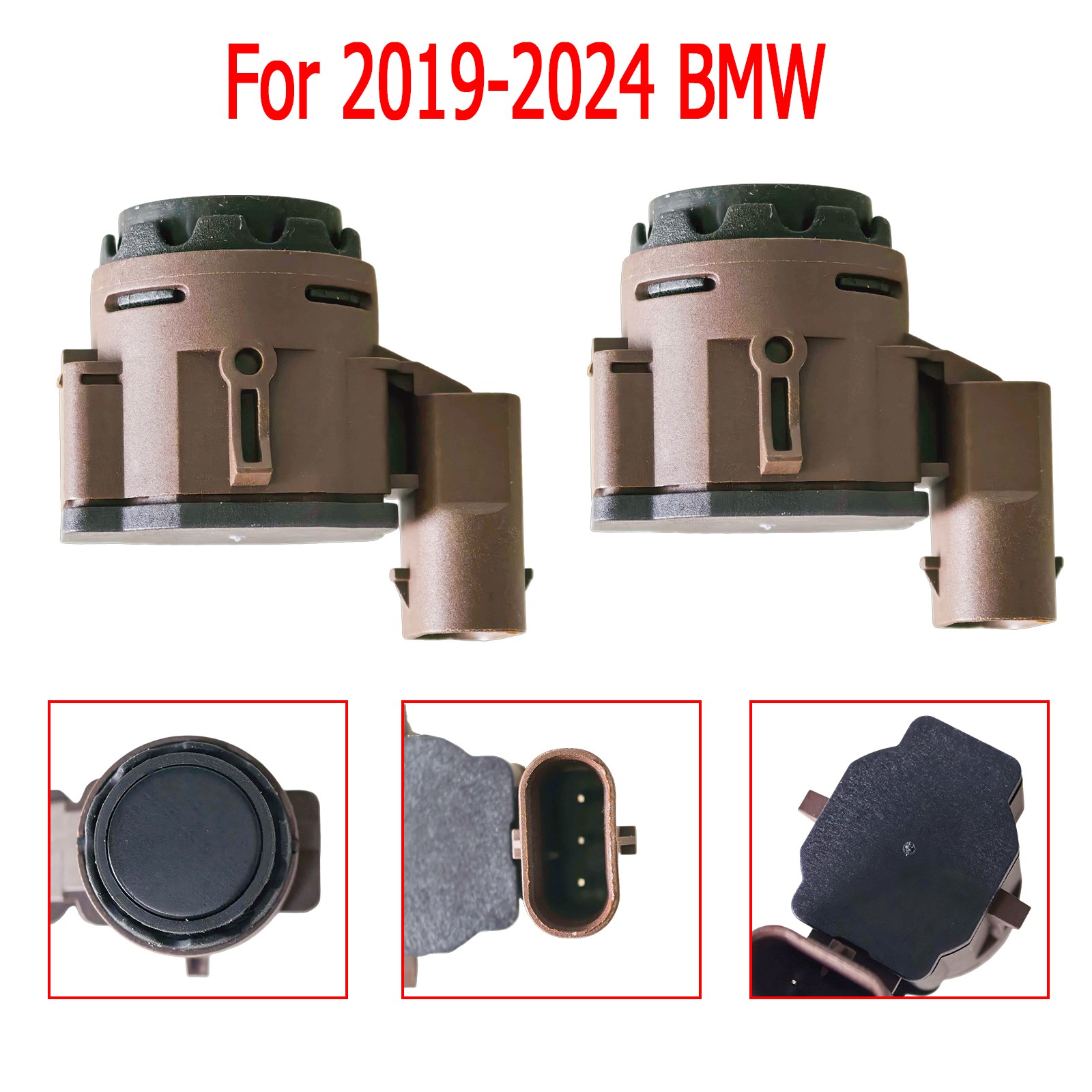Set of 2 FRONT BUMPER ULTRASONIC PARKING SENSOR 66209826952 For 2019-2024 BMW