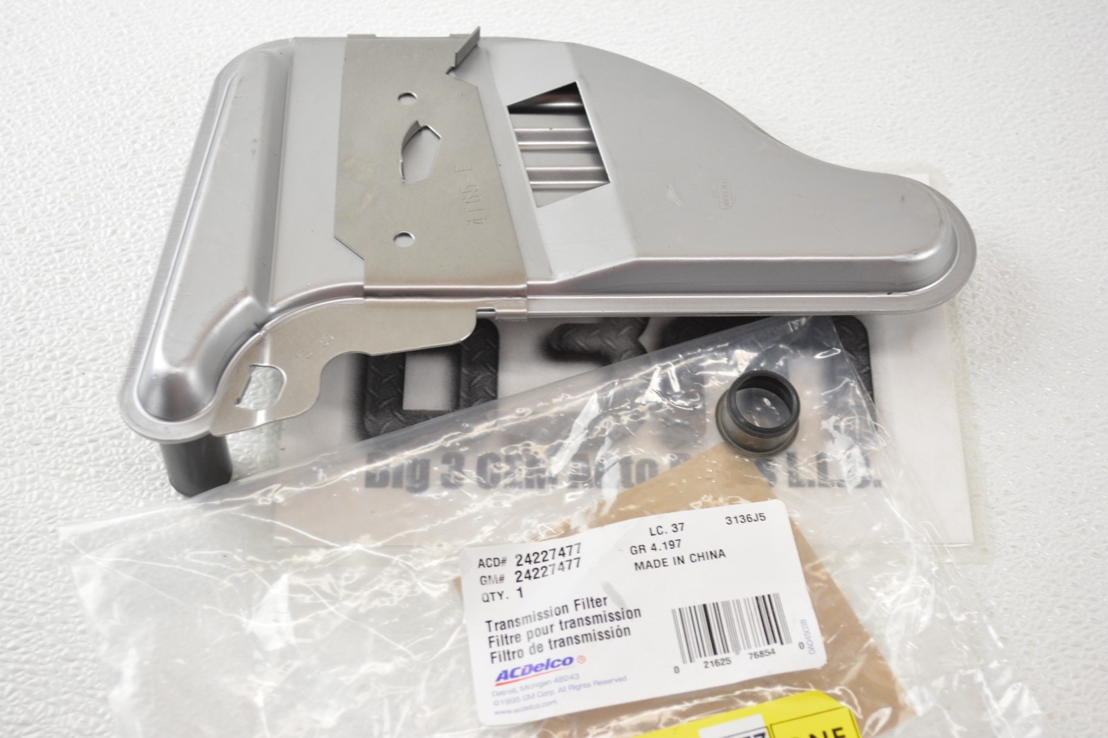 ACDelco Automatic Transmission Fluid Filter Kit Original GM new OEM 24227477