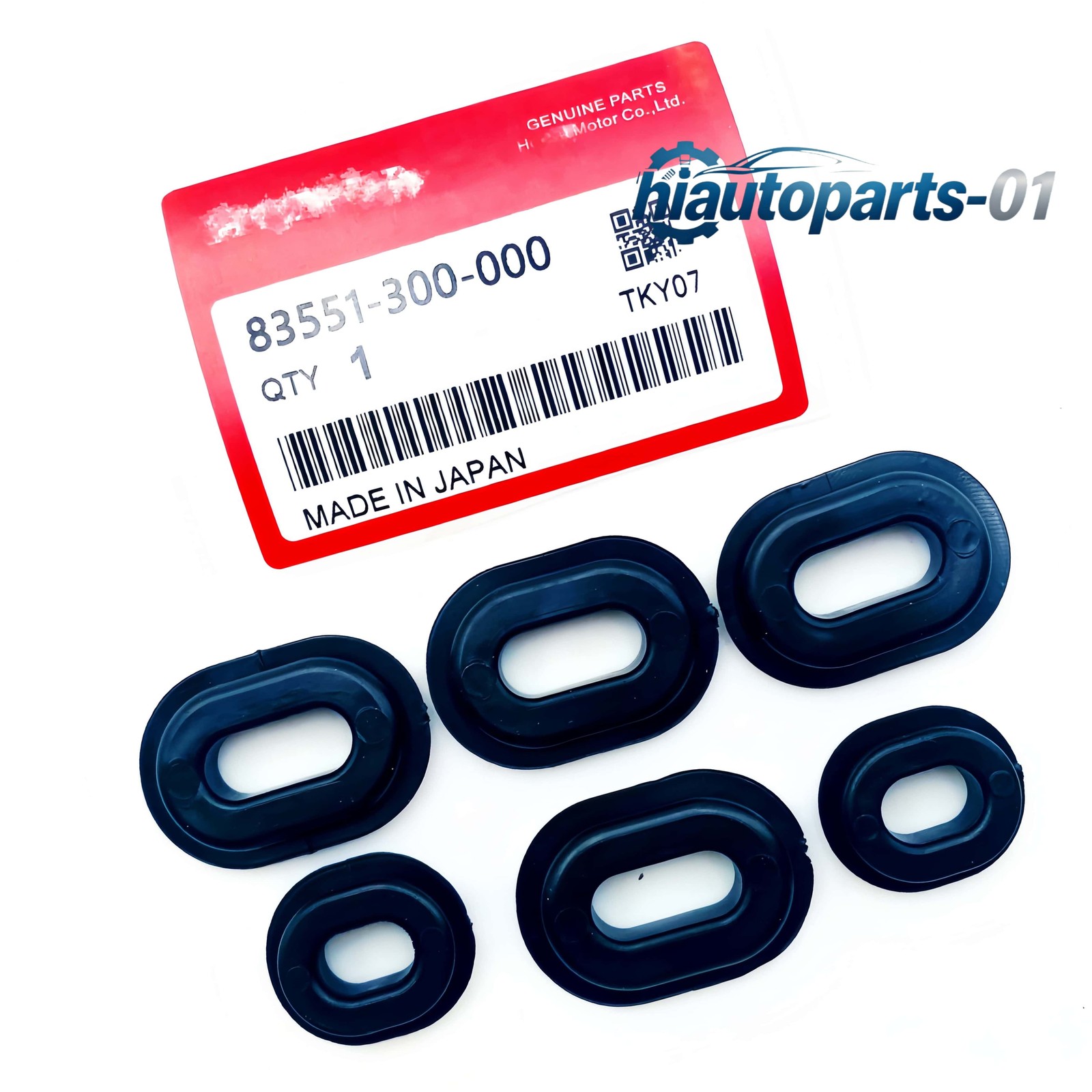OEM 6X Side Cover Rubber Grommets 83551300000 For Honda CB350/450/500/550/650