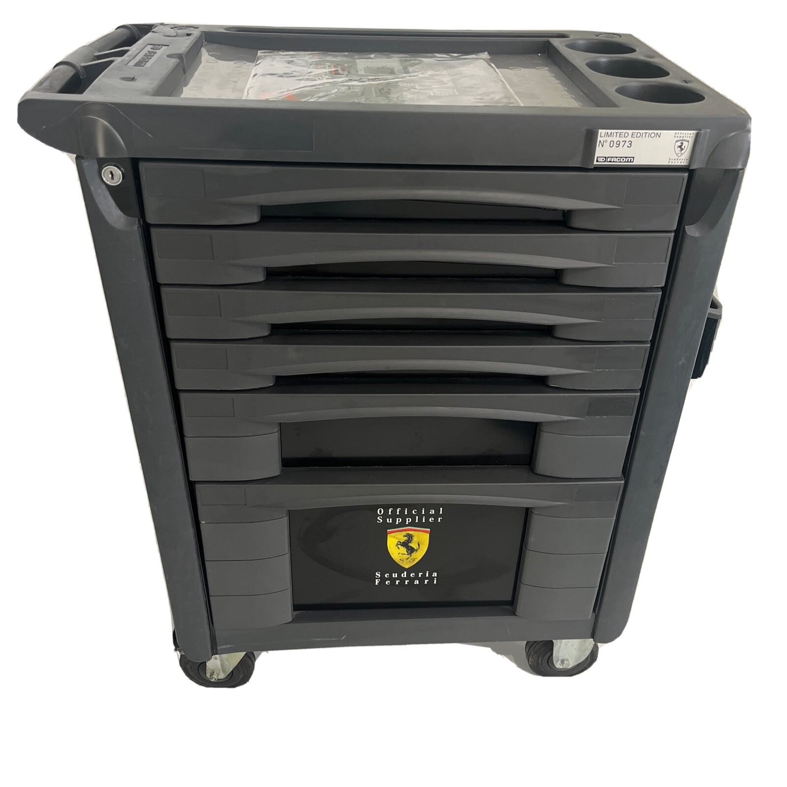 UNIQUE-COLLECTIBLE- FACOM OFFICIAL FERRARI TOOL BOX 
