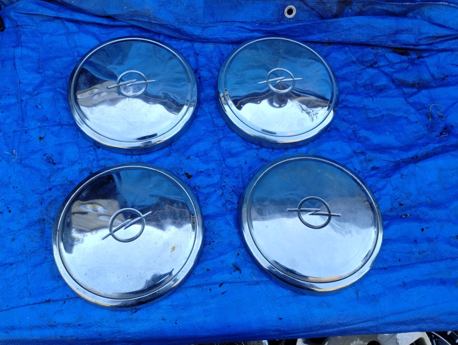 Opel Hub caps Dish Hubcaps 1967 1968 1969 1970 1971 1972 1973 1974 1975 1976