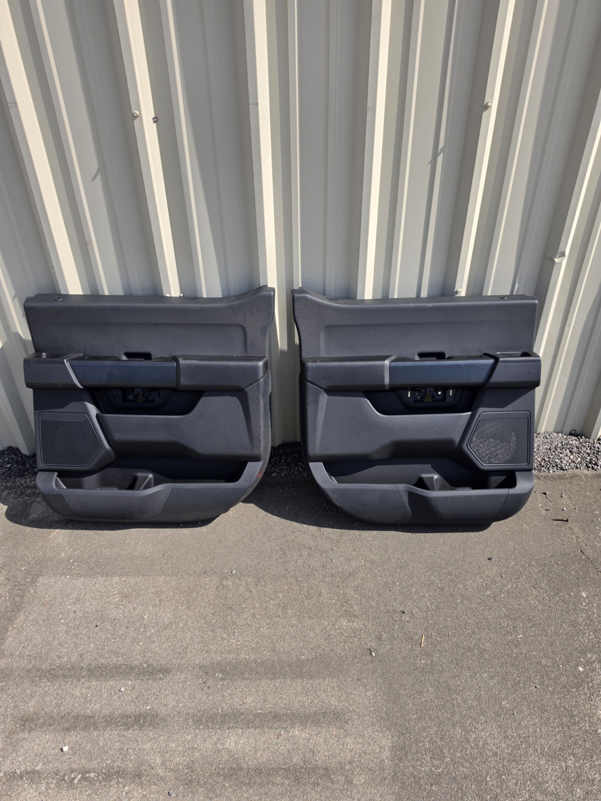 OEM 2021-2026 Ford F-150 SuperCrew / Super Duty Rear Interior Door Trim Panels -