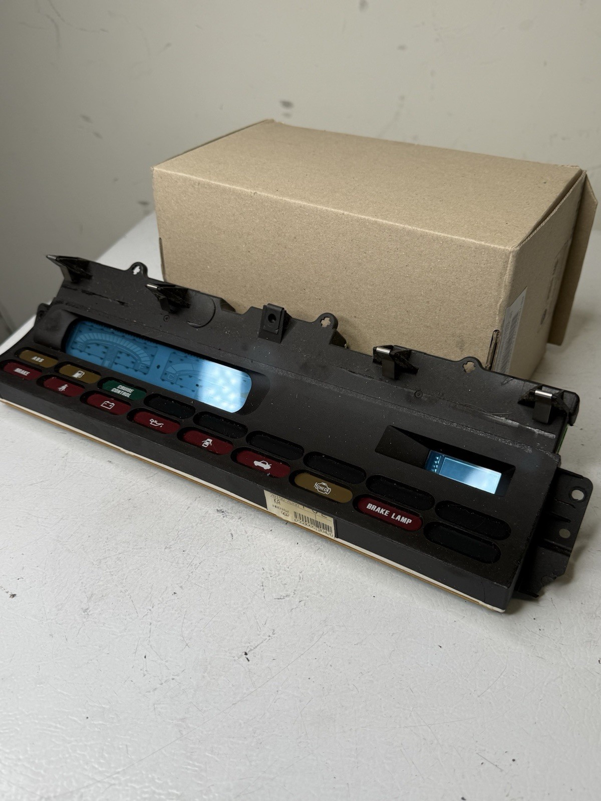 92-96 Honda Prelude *READ*4PARTS* Digital Temp Fuel Gauge Instrument DASH