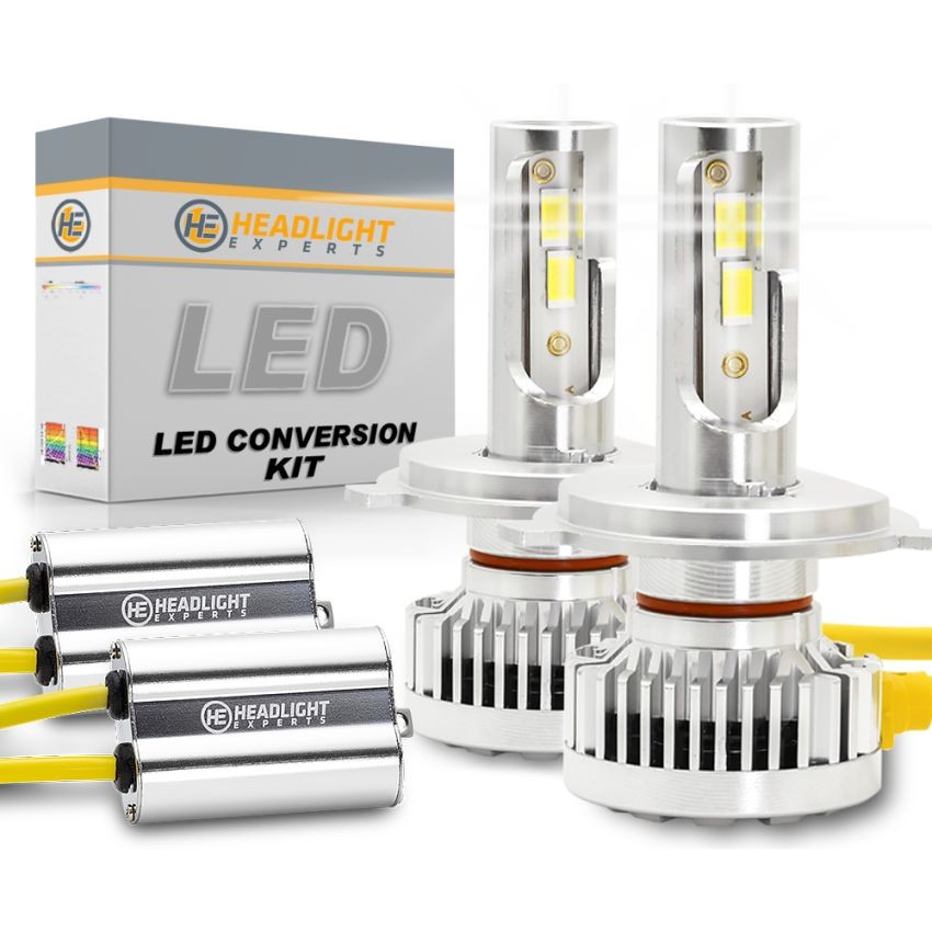 2015 Ski-Doo Snowmobile MX Z 800  H4 LED Headlight Bulbs 20K Lumens Dual Beam Ki