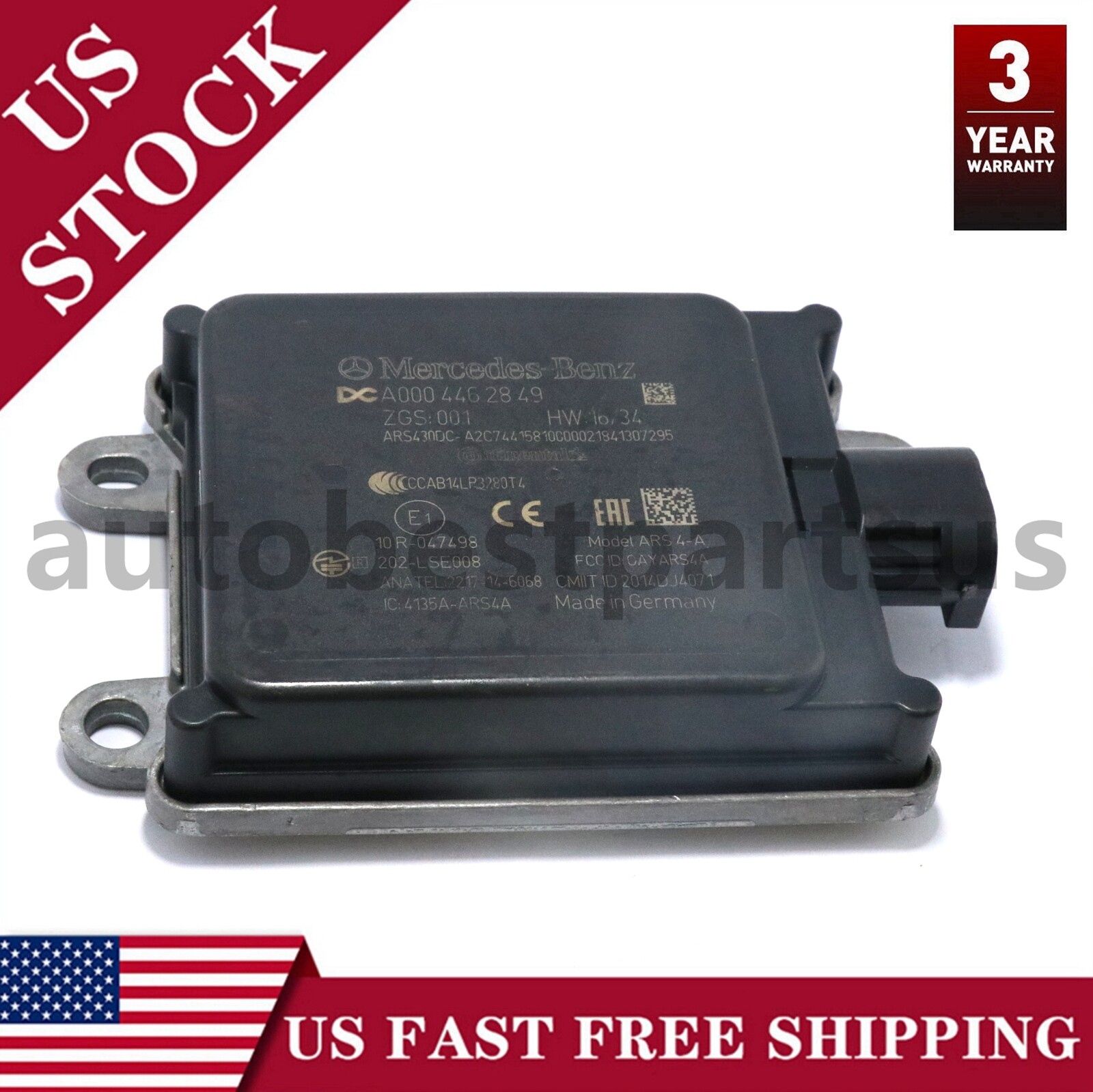Genuine 2018-2024 for FREIGHTLINER CASCADIA RADAR COLLISION SENSOR A0004462849