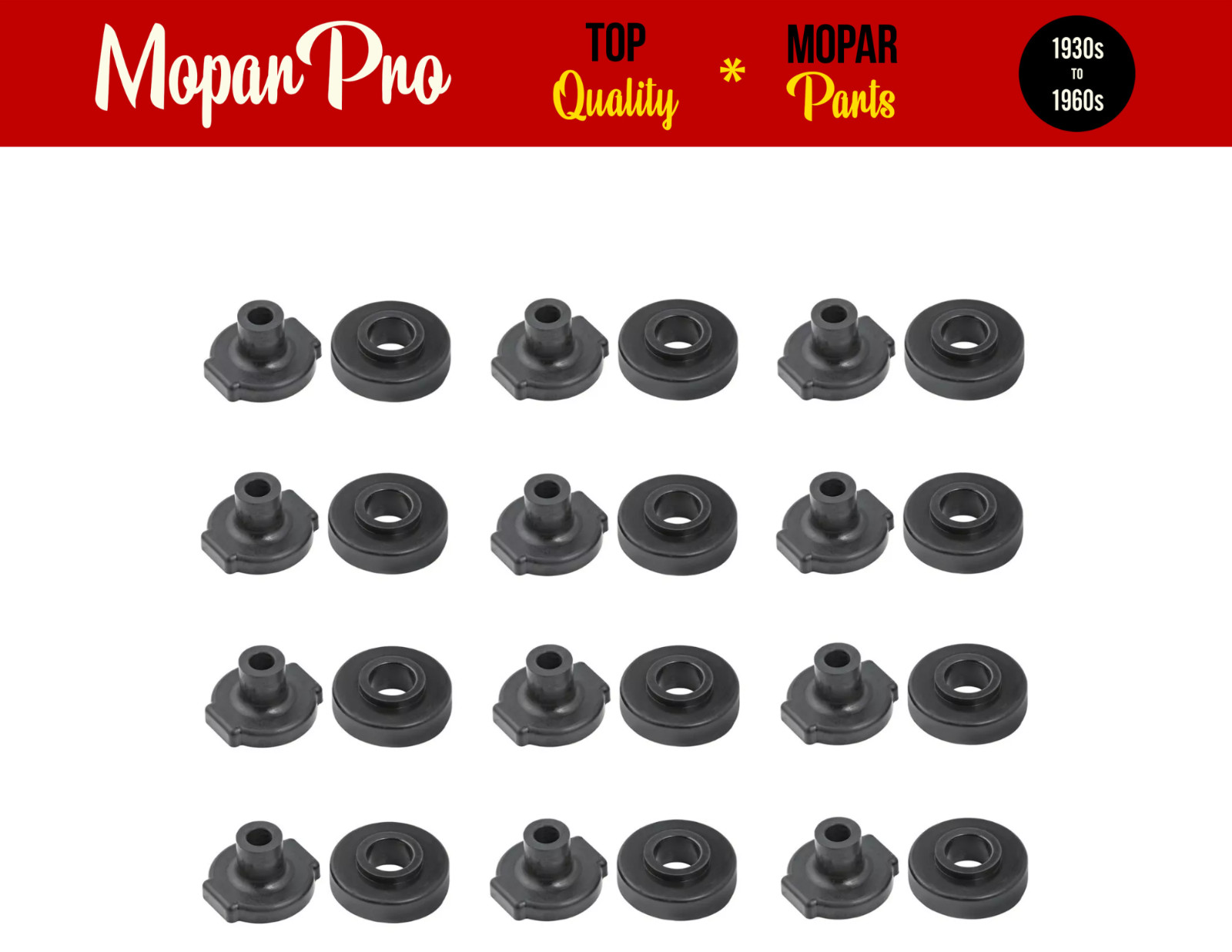 1946-1948 PLYMOUTH DODGE DESOTO CHRYSLER IMPERIAL NEW RUBBER BODY MOUNTS