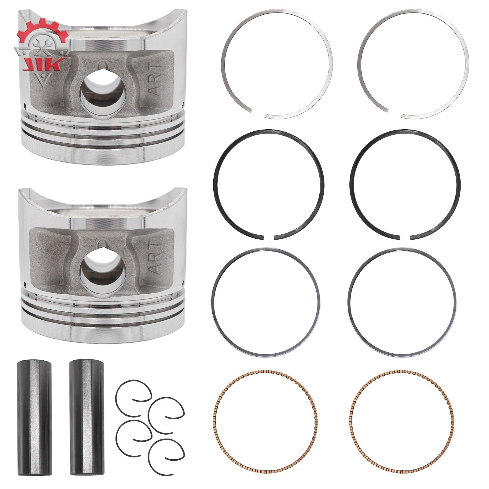 2 X Crankshaft Engine Piston For 1981-1983 1988-1997 Yamaha XV750 XV 750
