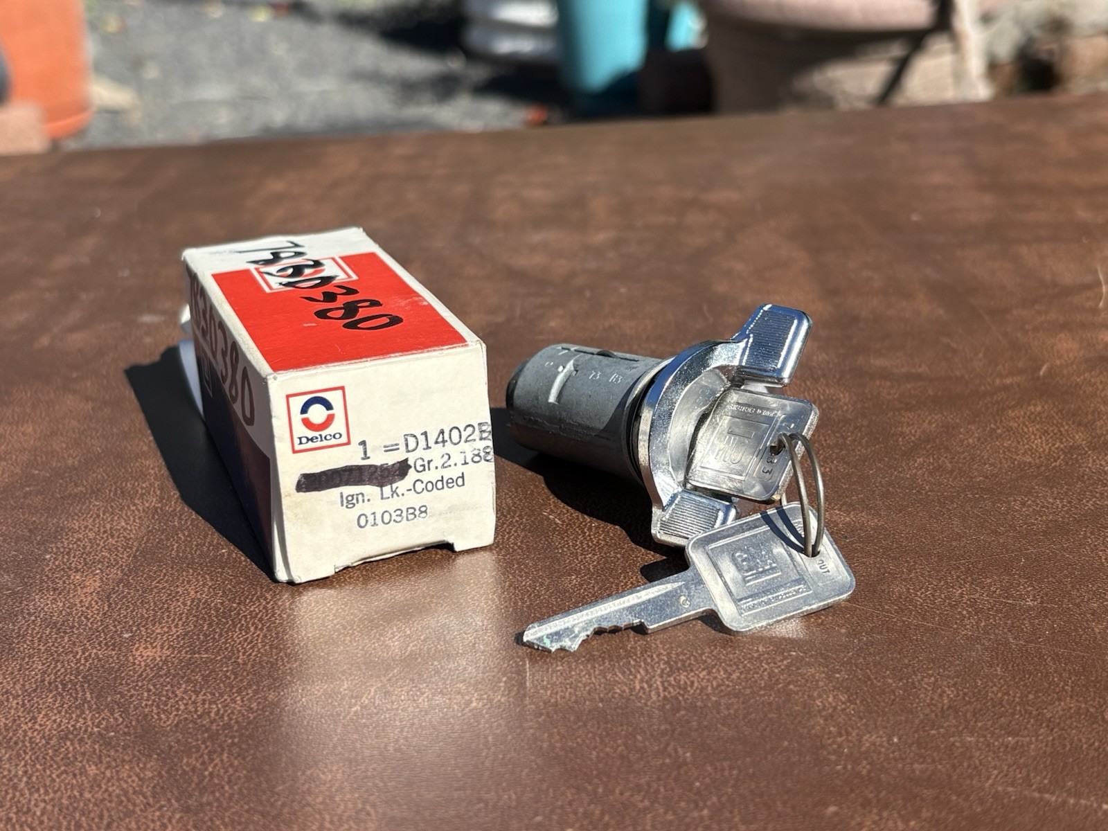 NOS AC Delco GM D1402B Ignition Lock Cylinder With Keys 20071252 Chevrolet GMC NOS AC Delco GM D1402B Ignition Lock Cylinder With Keys 20071252 Chevrolet GMC