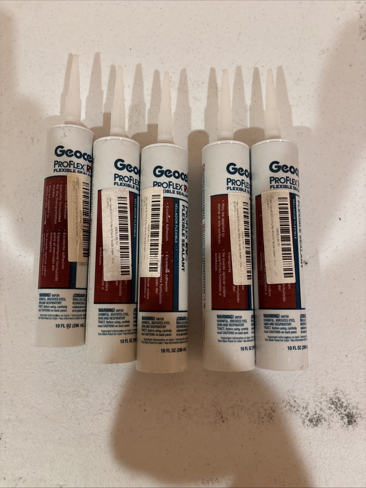 Geocel GC28901 QTY. 5, ProFlex RV GC28101 Self Leveling Sealant White, 10 Oz. Geocel GC28901 QTY. 5, ProFlex RV GC28101 Self Leveling Sealant White, 10 Oz.