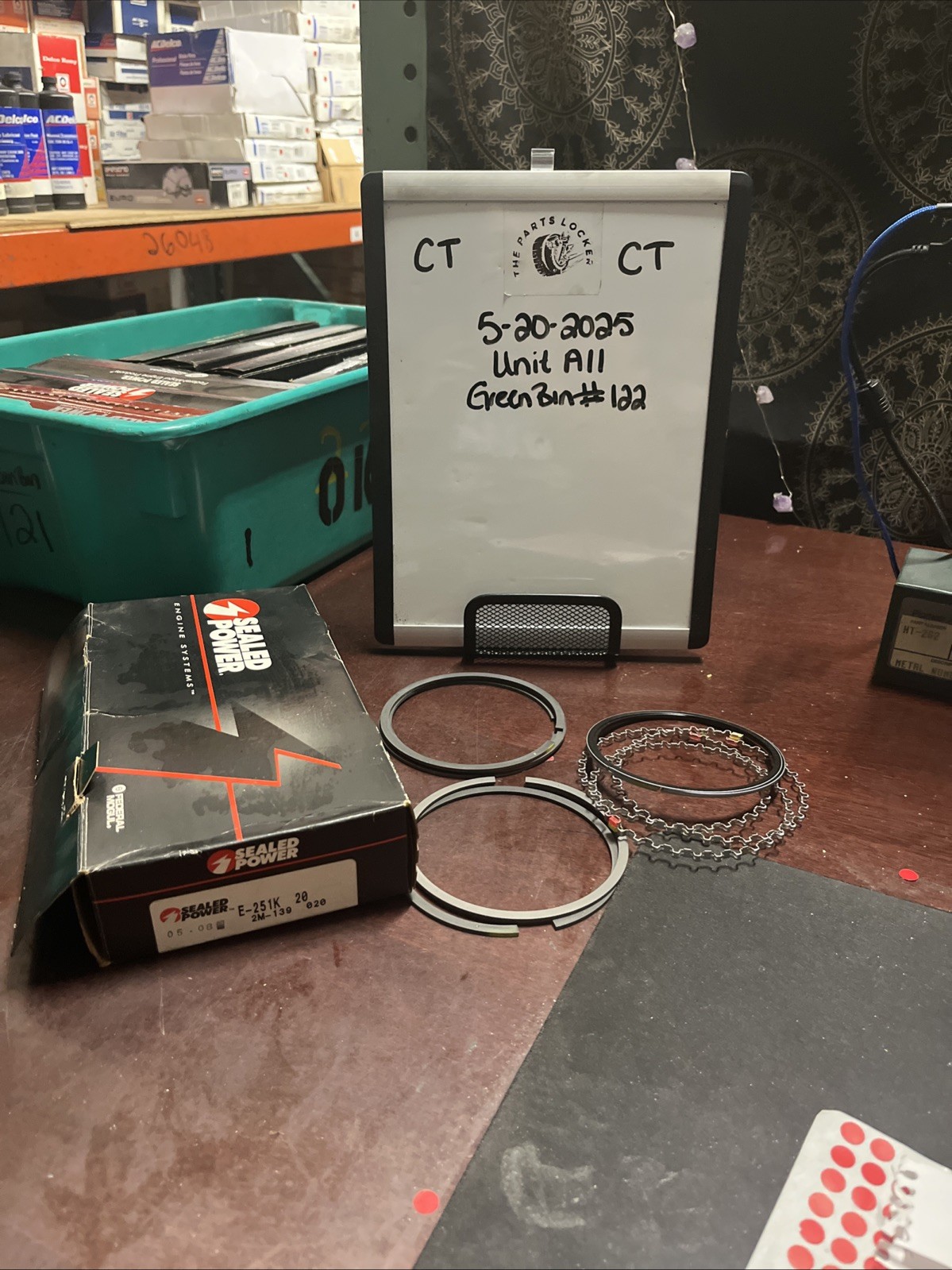 Engine Piston Ring Set SEALED POWER E-251K 20 Incomplete Set Sold As Is Engine Piston Ring Set SEALED POWER E-251K 20 Incomplete Set Sold As Is