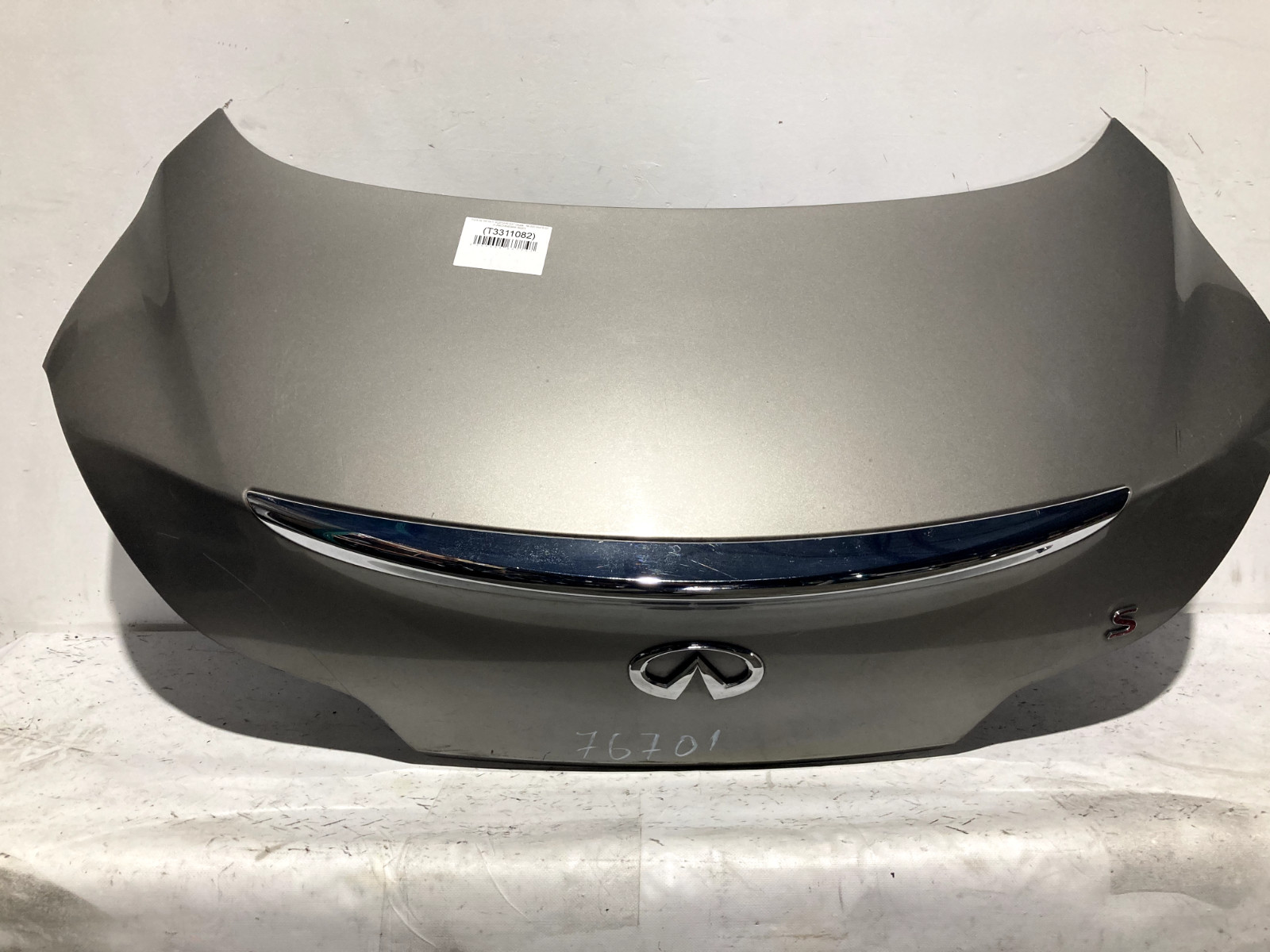 TRUNK LID 08-13 INFINITI G37 COUPE REAR HATCH GATE GRAY PAINT K51 TRUNK LID 08-13 INFINITI G37 COUPE REAR HATCH GATE GRAY PAINT K51
