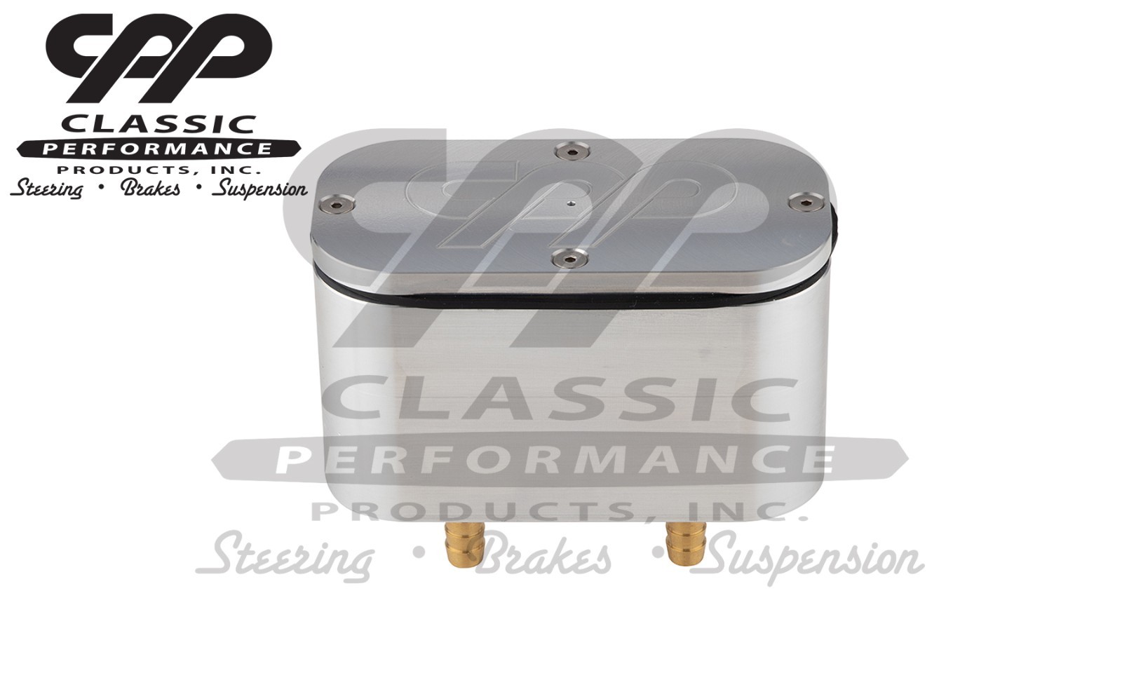 CPP Universal Firewall Billet Remote Fill Reservoir With Dual Chambers