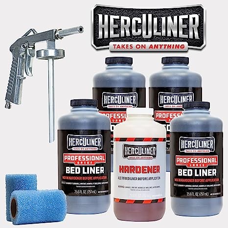 Herculiner Spray On Bed Liner Kit - Professional Grade (HCL2K8) Herculiner Spray On Bed Liner Kit - Professional Grade (HCL2K8)