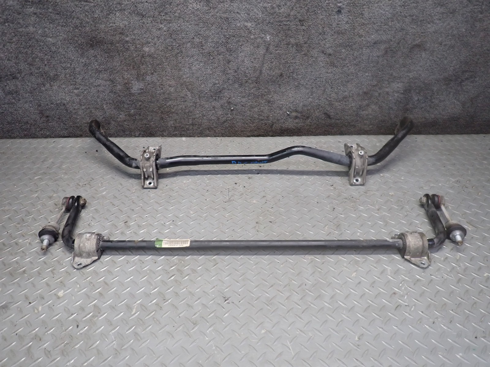 07-10 BMW E64 M6 CONVERTIBLE FRONT & REAR ANTI ROLL STABILIZER SWAY BAR SET OF 2