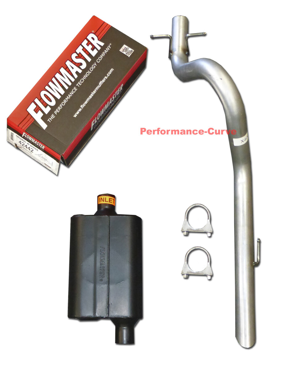 1991 - 1996 Jeep Wrangler Performance Exhaust w/ Flowmaster Original 40 Muffler 1991 - 1996 Jeep Wrangler Performance Exhaust w/ Flowmaster Original 40 Muffler
