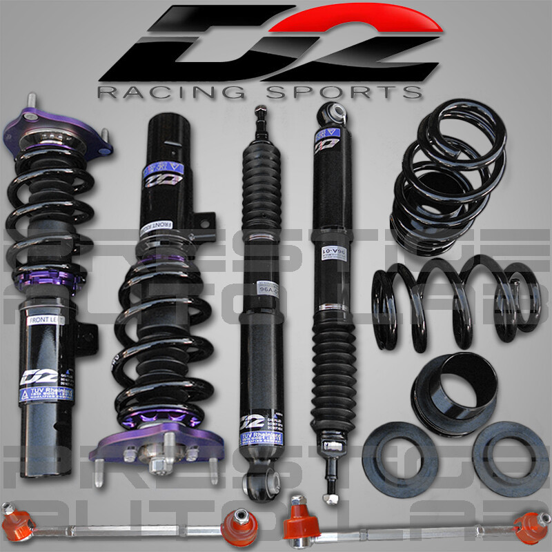D2 Racing RS Adjustable Coilovers Set Dampening Kit For Honda Accord 2018+ D2 Racing RS Adjustable Coilovers Set Dampening Kit For Honda Accord 2018+