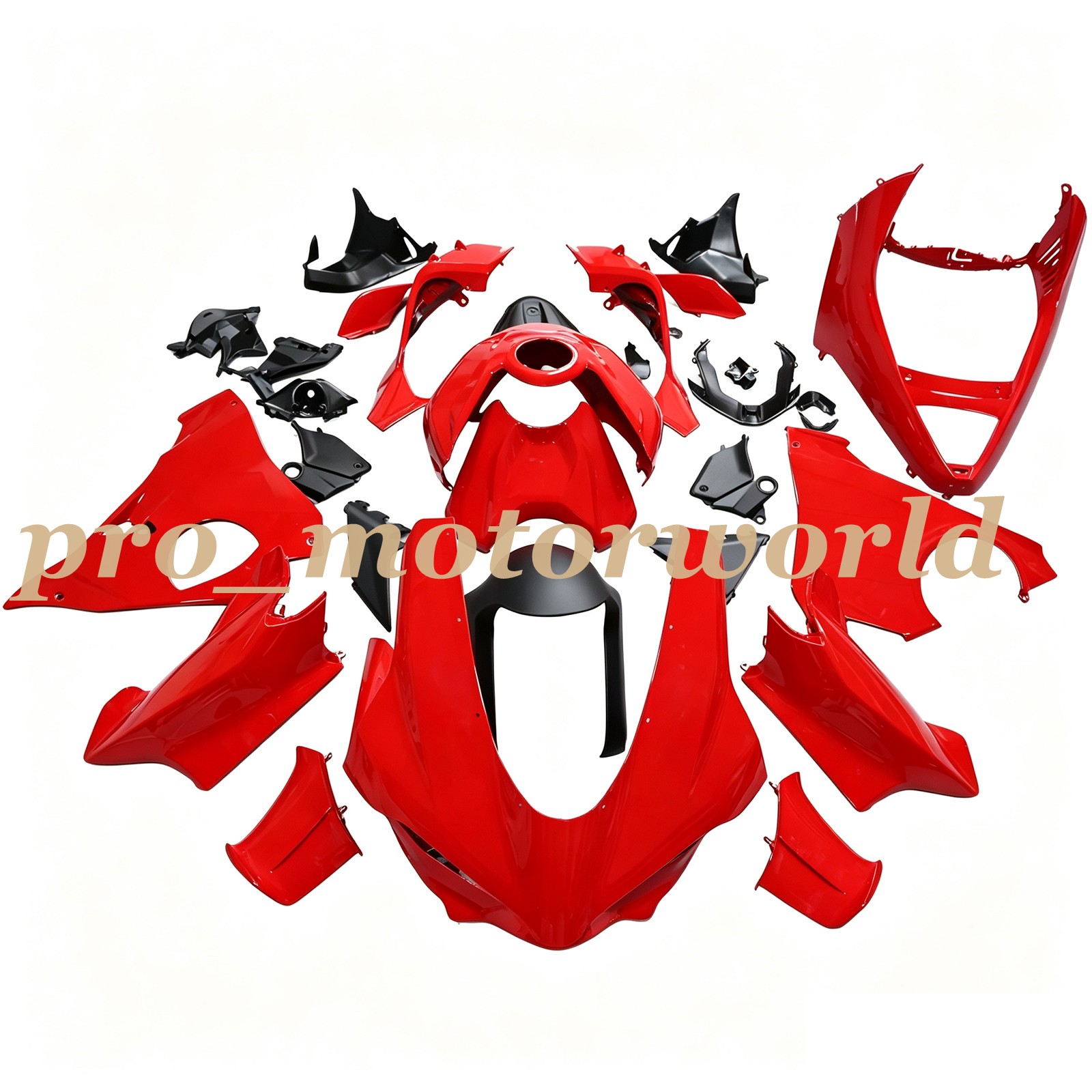 For Ducati Panigale V4 /V4S 2025-2026 Gloss Red ABS Full Fairing Kit +Tank Cover