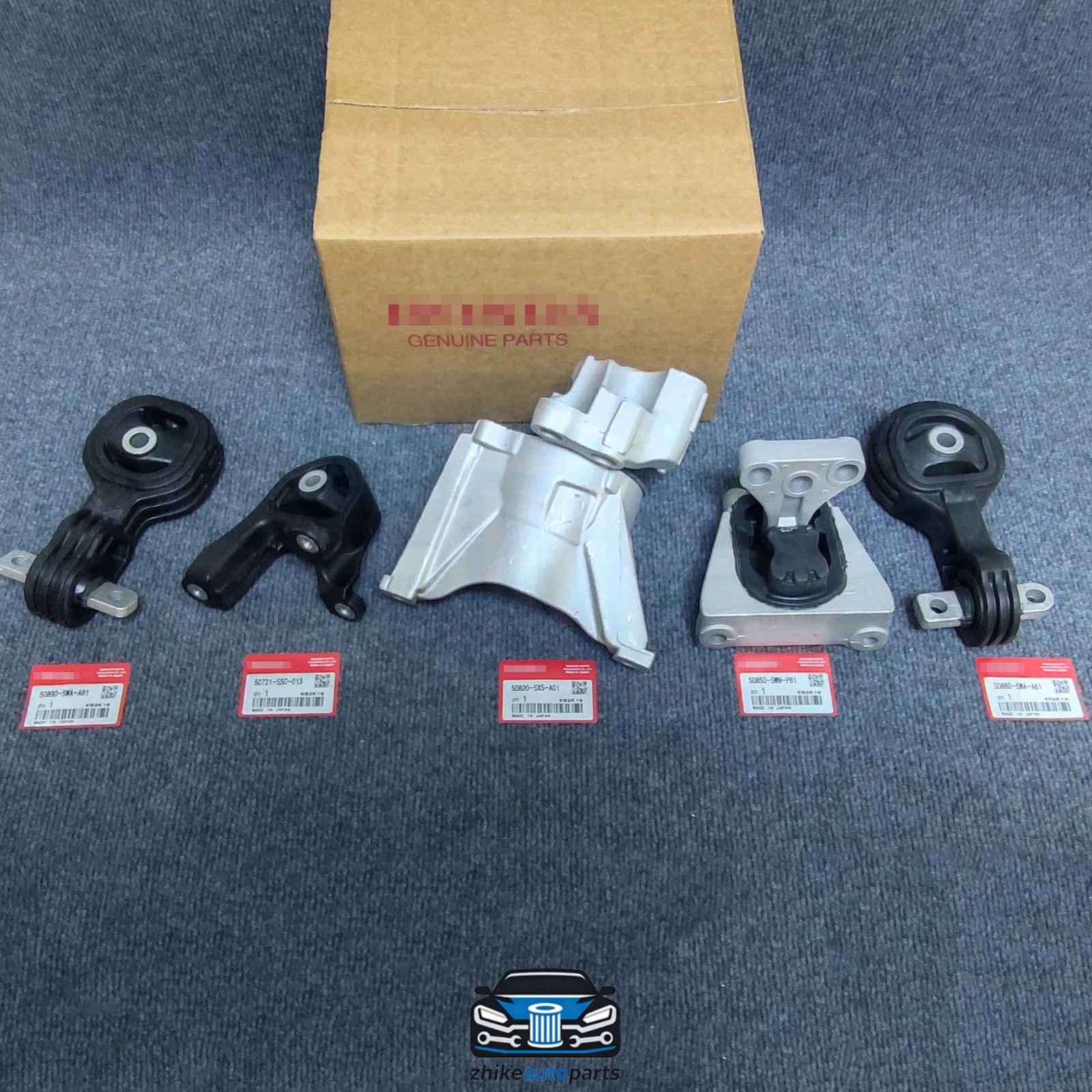 OEM 5pcs Engine Motor Mount Kit For 2007-2011 Honda CRV 2.4L 4WD Automatic