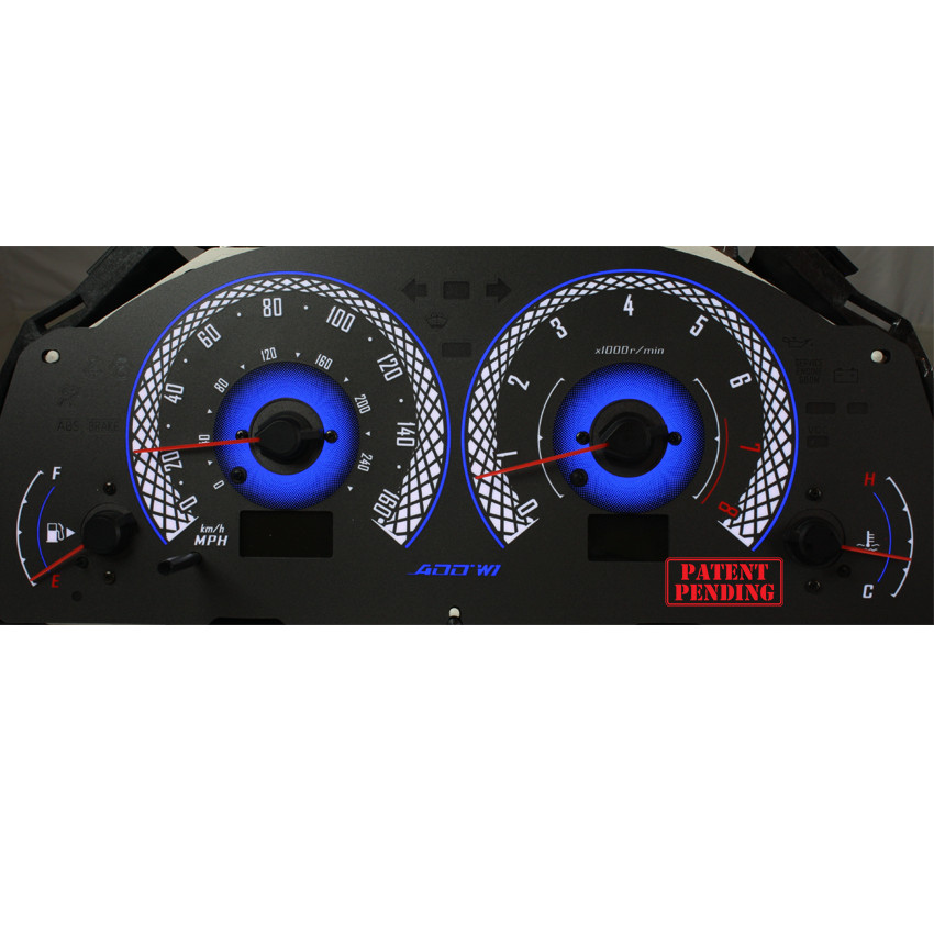ADD W1 Gauge Overlay for 2004 03 04 05 G35 gauge Auto face Cluster