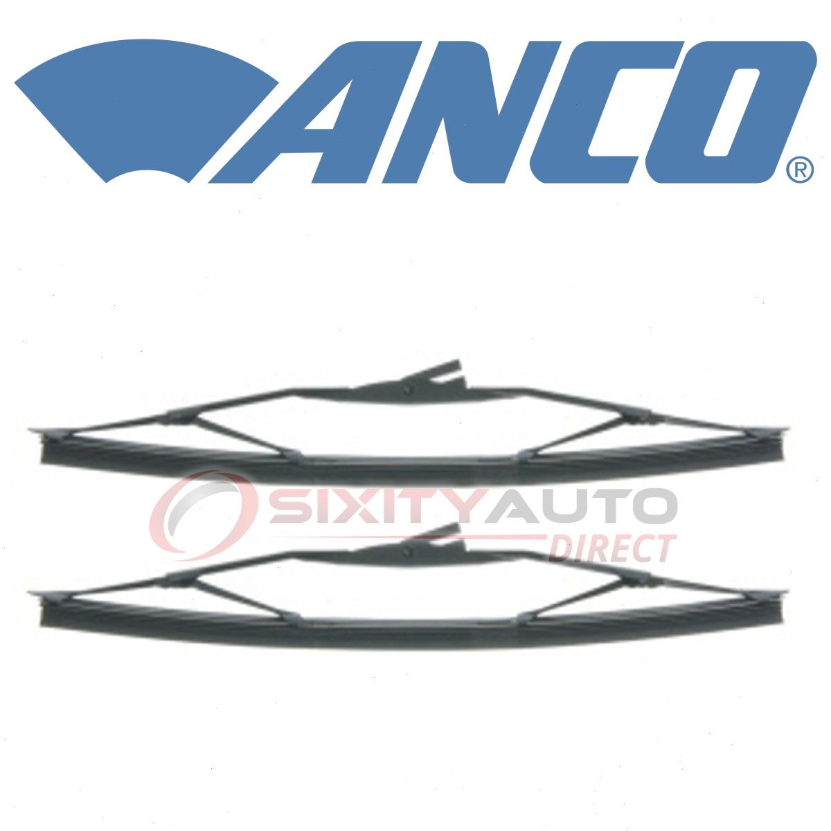 2 pc ANCO Front Wiper Blade for 1969-1983 Jeep CJ5 - Windshield Windscreen bo 2 pc ANCO Front Wiper Blade for 1969-1983 Jeep CJ5 - Windshield Windscreen bo