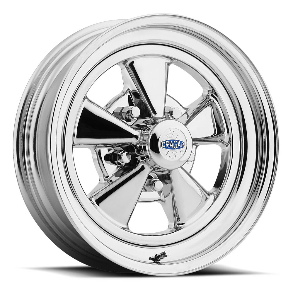 CRAGAR 08/61 Super Sport 15X8 5X114.3/5X120.65/5X127 -6 Chrm/ Alum (Qty of 1)