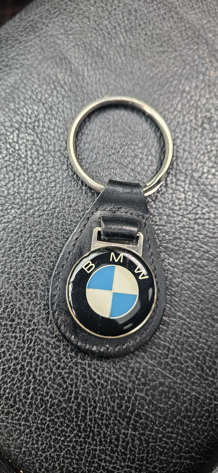1980s BMW Fine Leather Key Fob 1980s BMW Fine Leather Key Fob