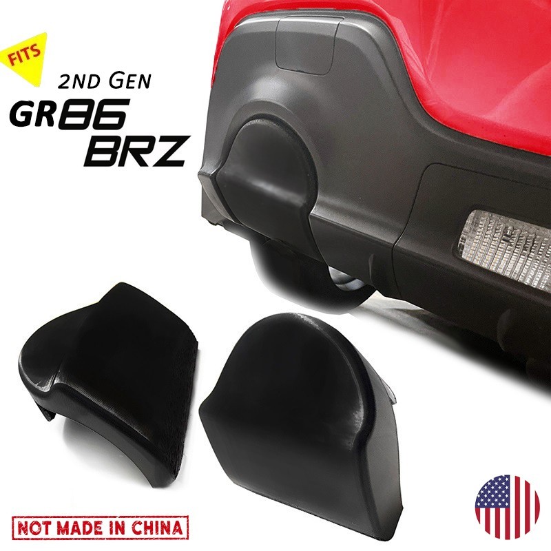 GR86 BRZ Single Exit Catback Muffler Exhaust Bumper Hole Cover