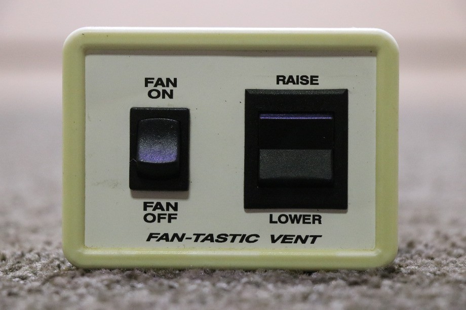 USED RV/MOTORHOME FAN-TASTIC VENT SWITCH PANEL USED RV/MOTORHOME FAN-TASTIC VENT SWITCH PANEL