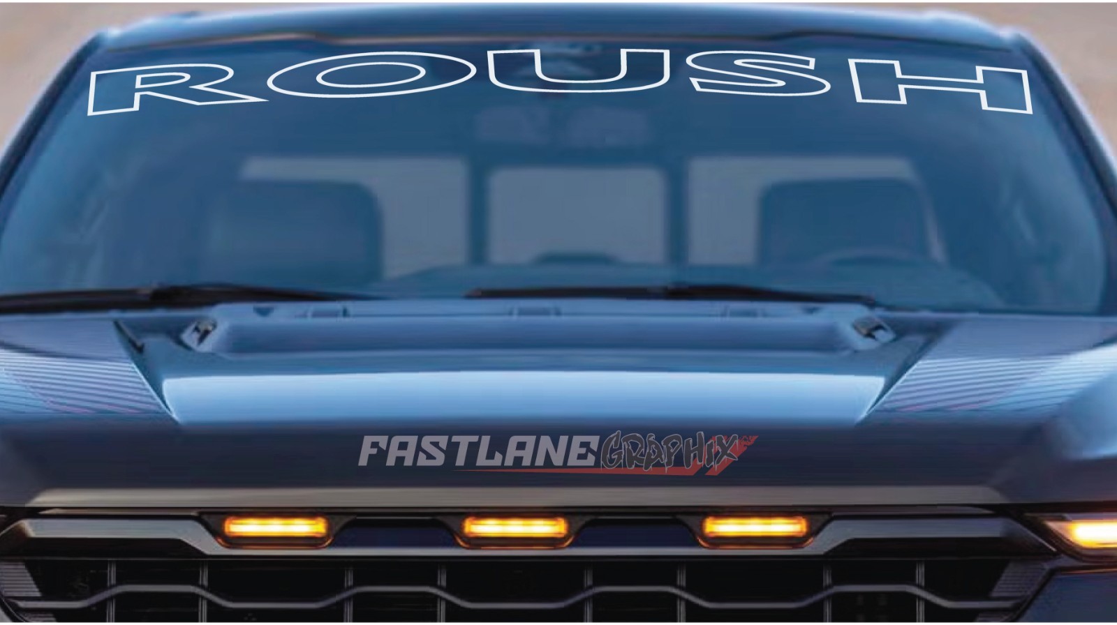 F-150 ROUSH Windshield Banner Decal | 97 - 14 |  Many Color Choices