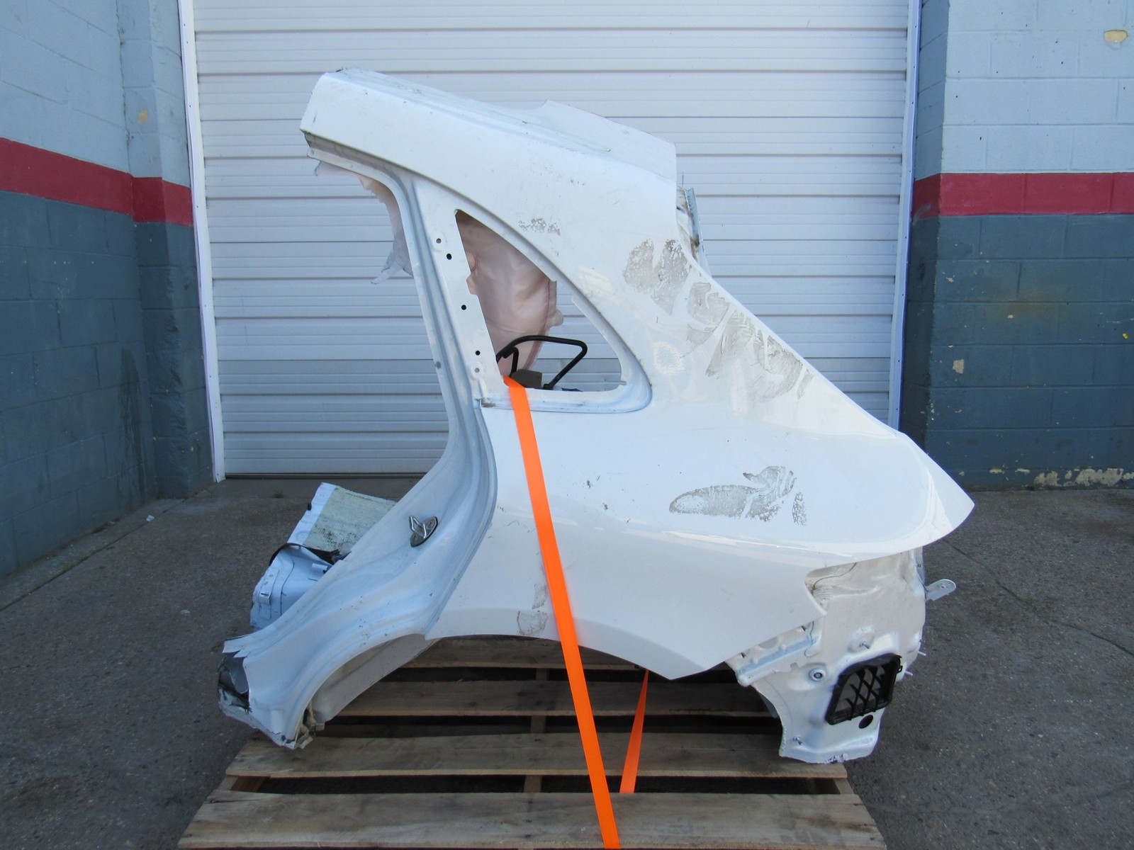 19-23 Porsche Macan 2023 Rear Left Quarter Body Rail Frame Panel Cut ;#9