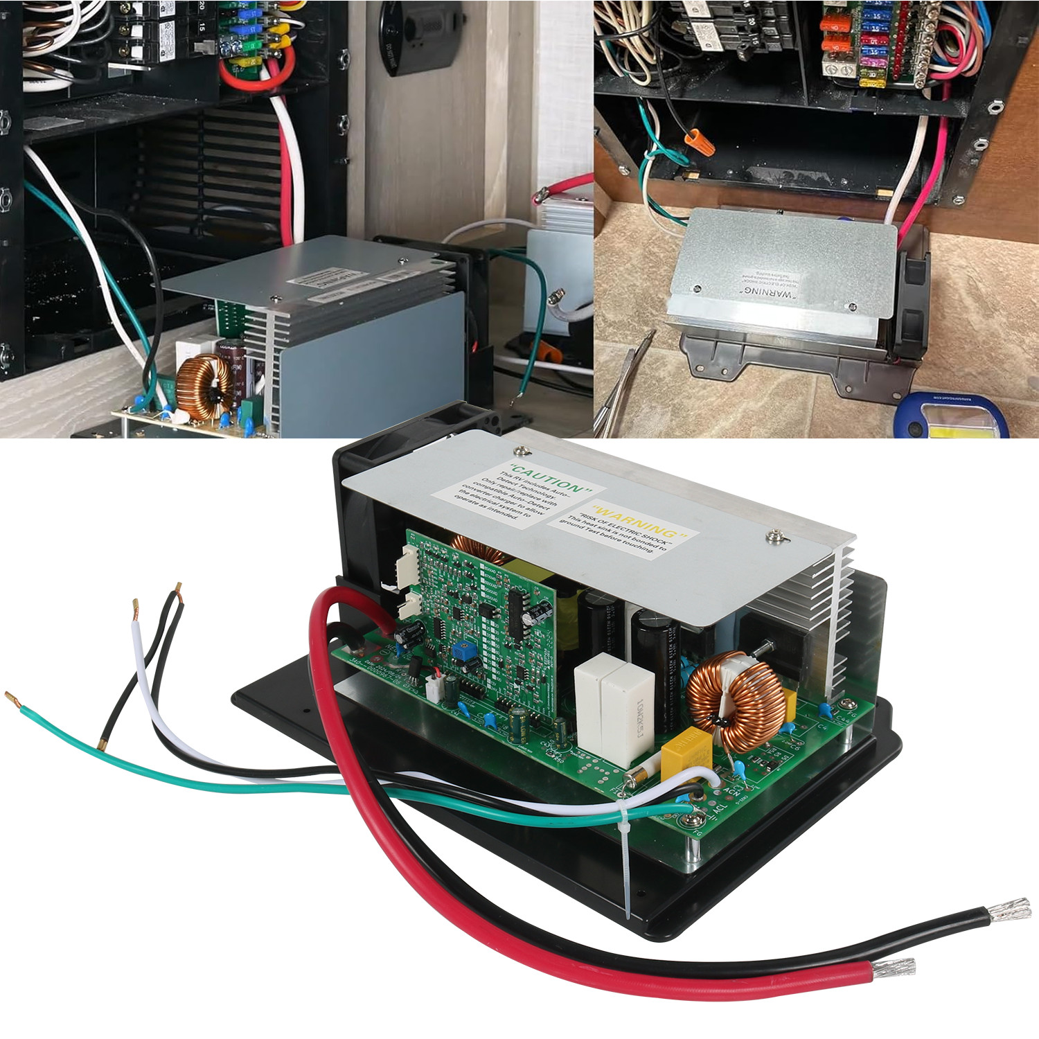 WF-8955-AD-MBA RV Power Converter 55 Amp DC Main Board Assembly for WF-8955 