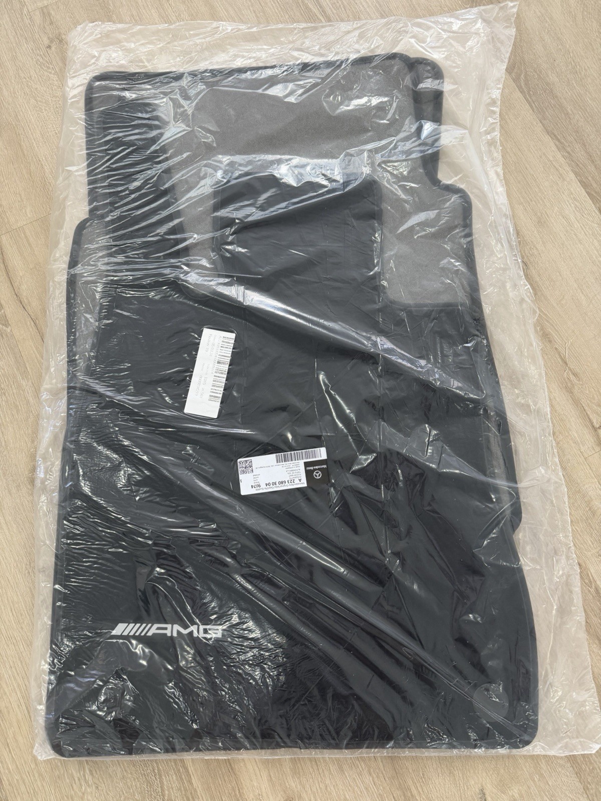 Mercedes-Benz OEM W223 S Class Sedan 2021+ AMG Black Carpet Mat Set Brand New