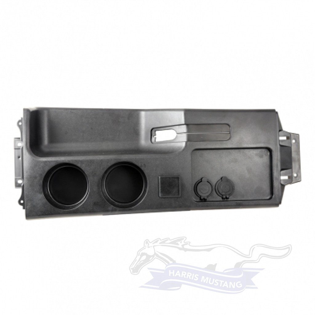 87-93 Mustang Fox Body Center Console Cup Holder Panel - Black - E8ZZ-6104490-BH 87-93 Mustang Fox Body Center Console Cup Holder Panel - Black - E8ZZ-6104490-BH