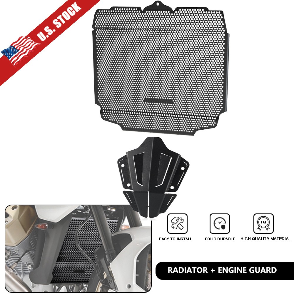 Radiator Guard Cylinder Head Protection For Moto Guzzi V100 Mandello / S 2022-25