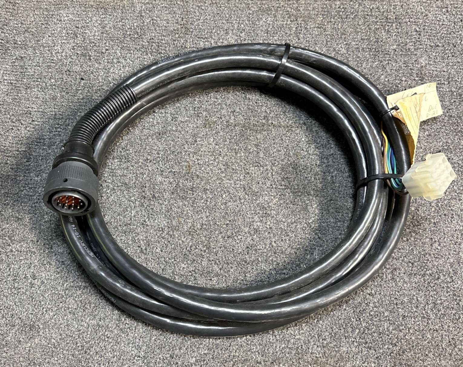 Mercury Optimax Boat Engine 16ft Wiring Cable Harness Tracker Plug Mercury Optimax Boat Engine 16ft Wiring Cable Harness Tracker Plug