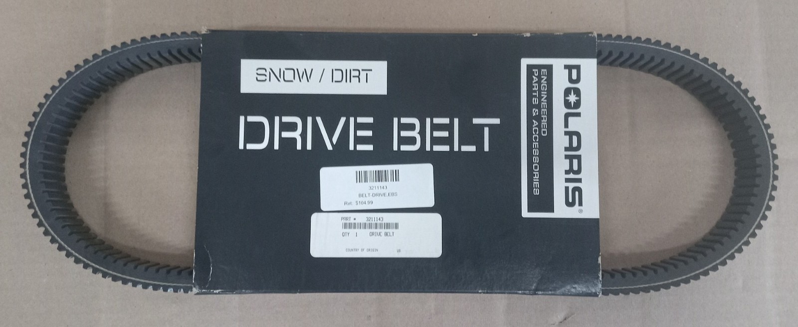 3211143 - OEM Polaris CVT Drive Belt for RZR and Ranger 570 3211143 - OEM Polaris CVT Drive Belt for RZR and Ranger 570