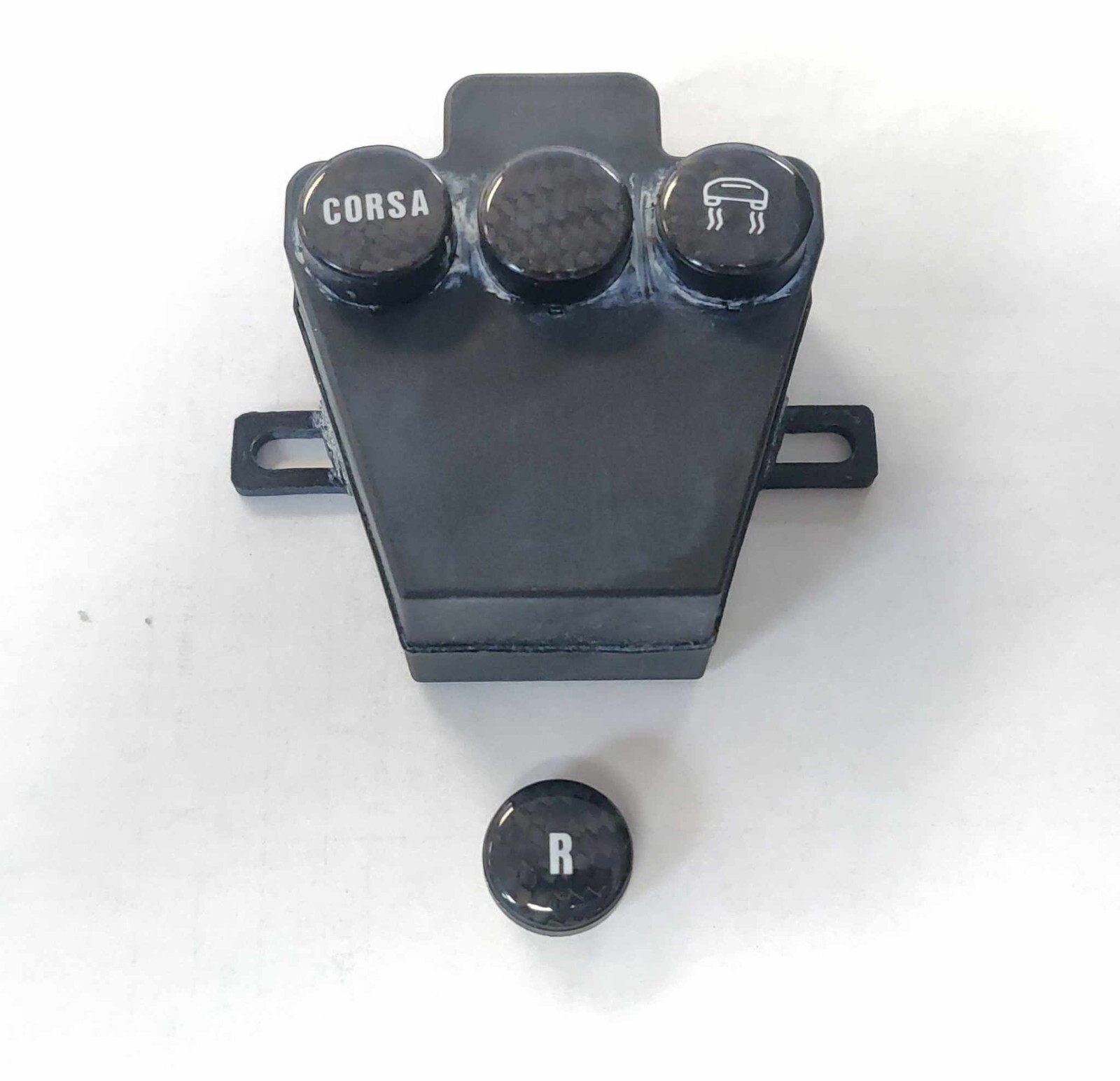 Fit Lamborghini Murcielago 01-10 E-Gear E Gear Carbon Fiber Button Covers in BLK