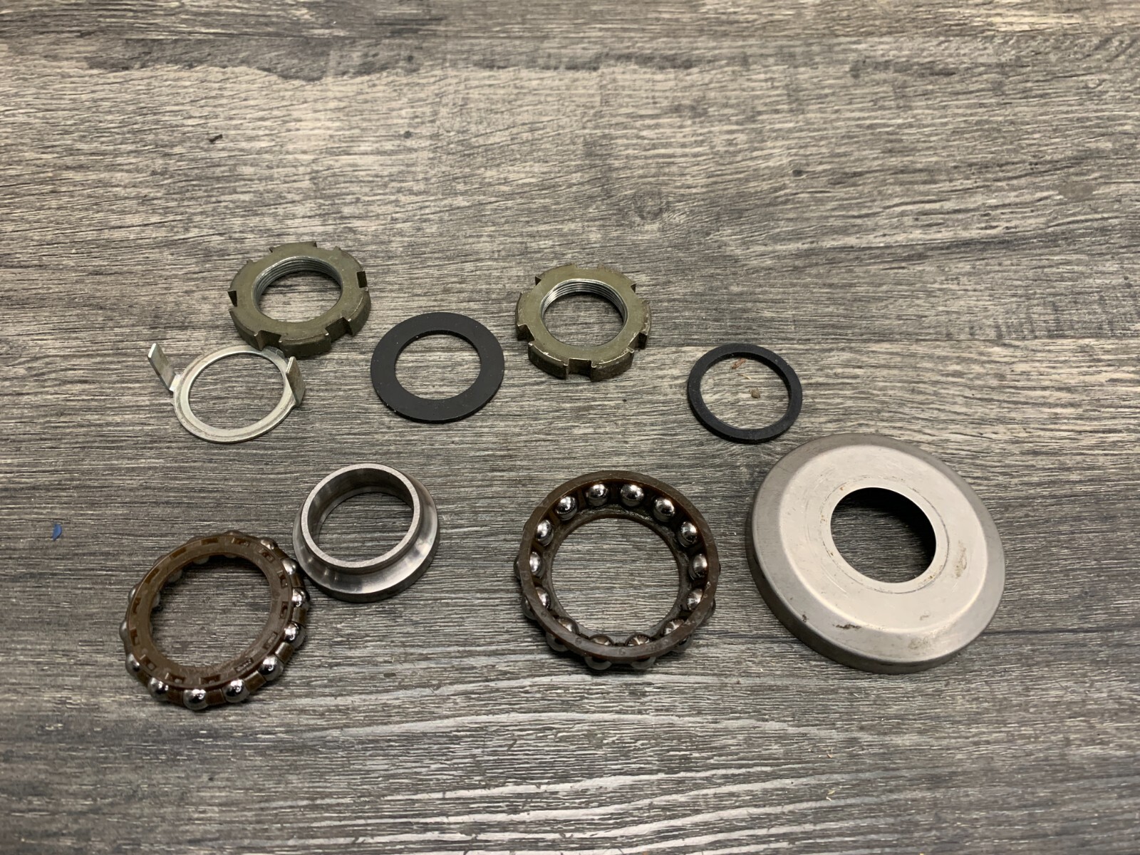 Yamaha XVS650 XVS1100 VSTAR Lower Fork Holder Steering Stem Hardware Bearing Nut