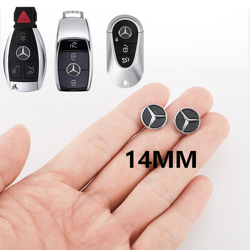 ✅️2Pcs Key FOB Badge Replacement ABS Emblem Stickers Fit For Mercedes Benz ✅️2Pcs Key FOB Badge Replacement ABS Emblem Stickers Fit For Mercedes Benz