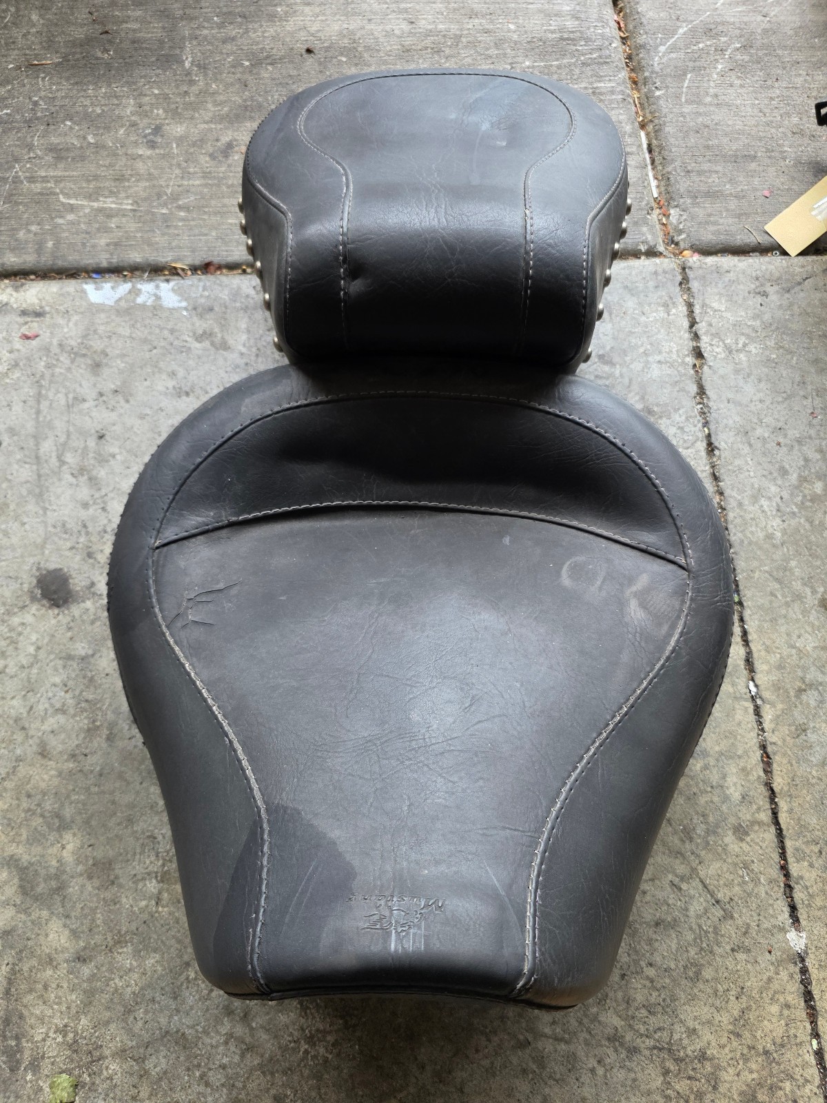 95-01 1995 HONDA SHADOW ACE VT1100 MUSTANG SEAT FRONT REAR DRIVER PASSENGER PAD
