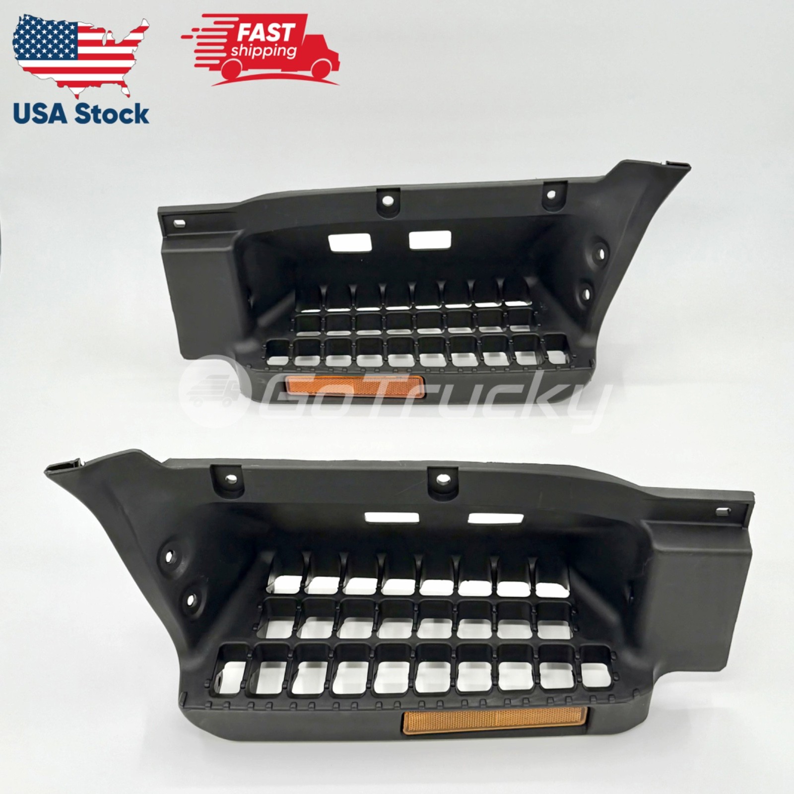 2x Step Plate Left + Right For ISUZU NRR NPR NQR NPR-HD 08-25