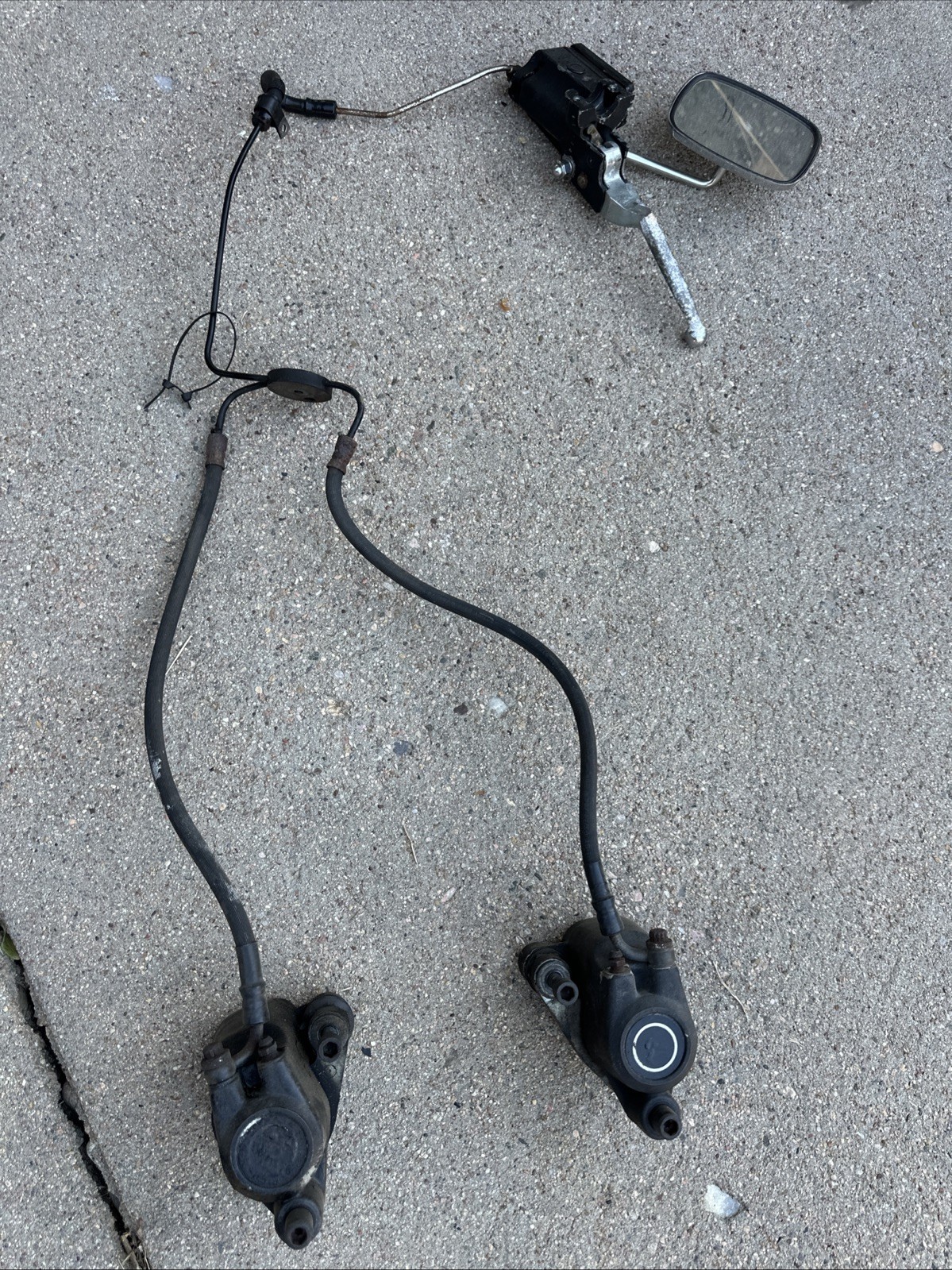1990 FXR HARLEY DYNA SUPER GLIDE Front Brakes Master Cylinder Dual Calipers